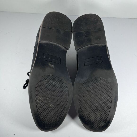 Perry Ellis Portfolio Thom Wide Black Lace Up Dress Shoes Men's Size 8.5 2W - Picture 7 of 8